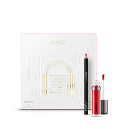 KIKO Milano Holiday Première Matte Desire Lips Gift Set zestaw do makijażu ust 03 Sumptuous Red