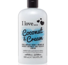I Love Bath & Shower Creme krem pod prysznic i do kąpieli Coconut & Cream 500ml