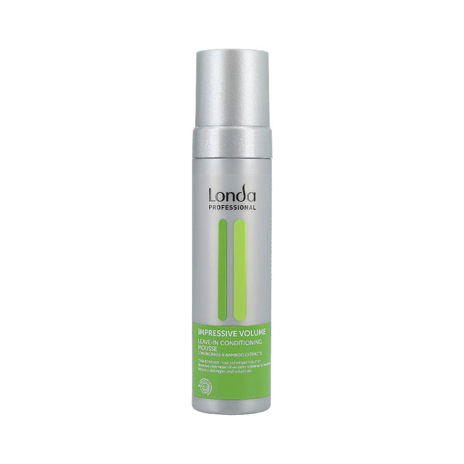 Londa Professional Impressive Volume Leave-In Conditioning Mousse odżywcza pianka dodająca objętości włosom cienkim i delikatnym 200ml