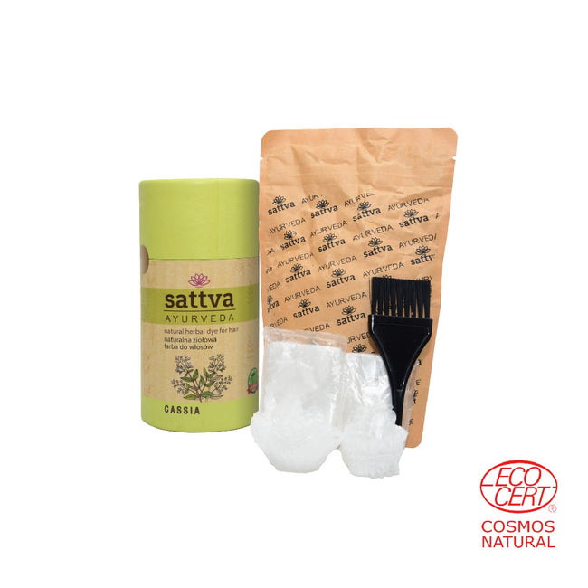 Sattva Natural Herbal Dye for Hair naturalna ziołowa farba do włosów Cassia 150g