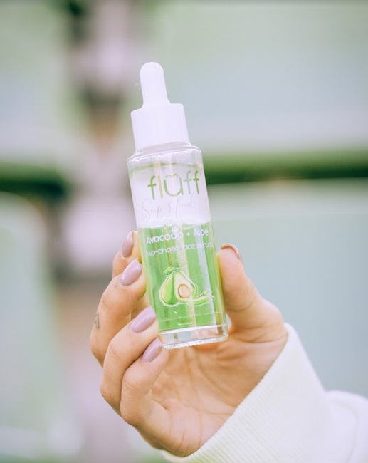 Fluff Two-Phase Face Serum booster dwufazowy do twarzy Aloes i Awokado 40ml