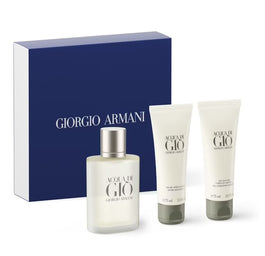 Giorgio Armani Acqua di Gio Pour Homme zestaw woda toaletowa spray 50ml + żel pod prysznic 75ml + balsam po goleniu 75ml