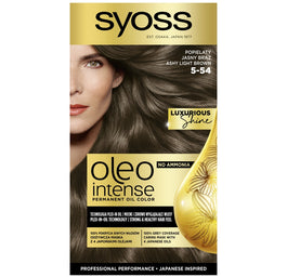 Syoss Oleo Intense farba do włosów trwale koloryzująca z olejkami 5-54 Popielaty Jasny Brąz