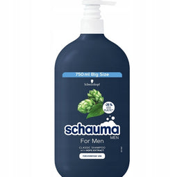 Schauma For Men szampon do włosów dla mężczyzn do codziennego stosowania 750ml