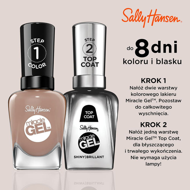 Sally Hansen Miracle Gel żelowy lakier do paznokci 212 Mocha Me Crazy 14.7ml