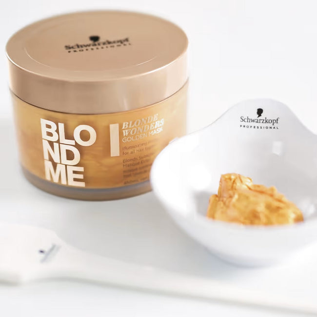 Schwarzkopf Professional BlondMe Blonde Wonders Golden Mask złota maska do włosów 450ml