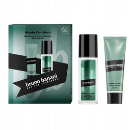Bruno Banani Made for Men zestaw dezodorant w naturalnym sprayu 75ml + żel pod prysznic 50ml
