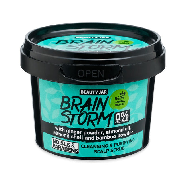 BEAUTY JAR Brainstorm oczyszczający peeling do skóry głowy 100g