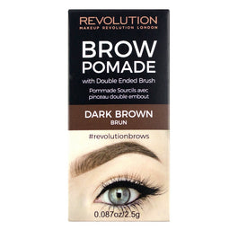 Makeup Revolution Brow Pomade pomada do brwi Dark Brown 2.5g