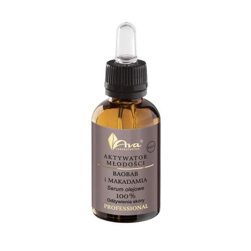 Ava Laboratorium Aktywator Młodości PLUS serum olejowe Baobab i Makadamia 30ml