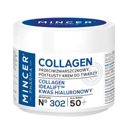 Mincer Pharma Collagen 50+ przeciwzmarszczkowy półtłusty krem do twarzy No.302 50ml