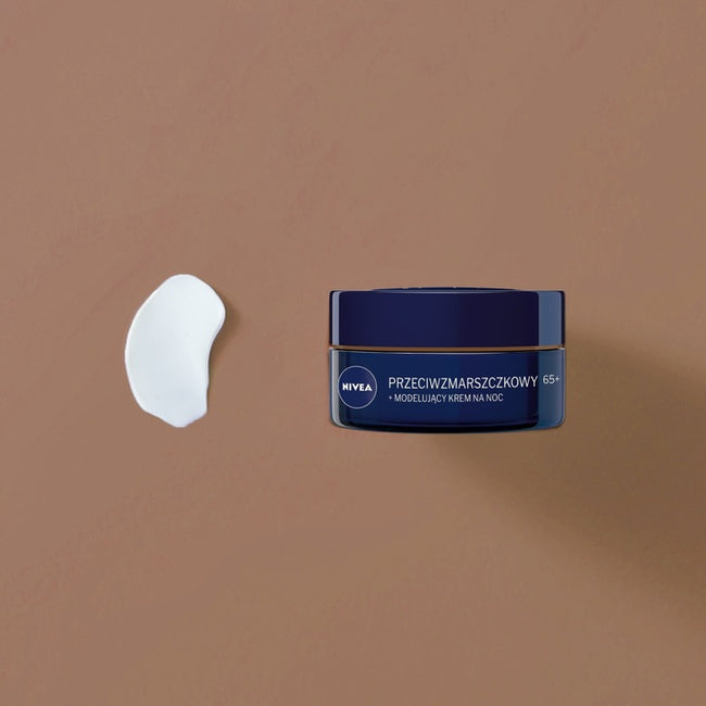 Nivea Przeciwzmarszczkowy + Modelujący krem na noc 65+ 50ml