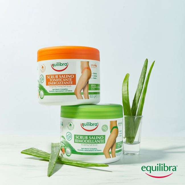 Equilibra Sculpting Body Scrub modelujący peeling do ciała z solą Morza Martwego 600g