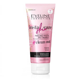 Eveline Cosmetics Insta Skin Care oczyszczający peeling-pasta do twarzy przeciw zaskórnikom 75ml