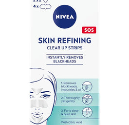 Nivea Skin Refining Clear-Up Strips plastry oczyszczające przeciw zaskórnikom 6szt.