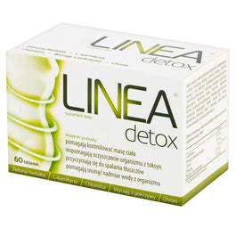 Linea Detox suplement diety wspomagający kontrolę masy ciała 60 tabletek