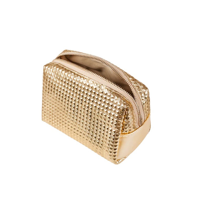 Glov Golden Dreams zestaw Satin Sleep Mask maska złuszczająca + Moon Pads & Laundry Bag waciki do twarzy z woreczkiem + kosmetyczka