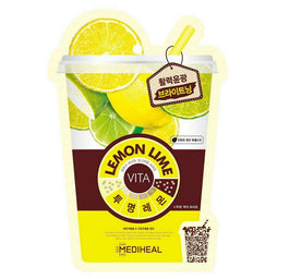 Mediheal Vita Lemon Lime Mask rozświetlająca maska w płachcie z cytryną i limonką 20ml