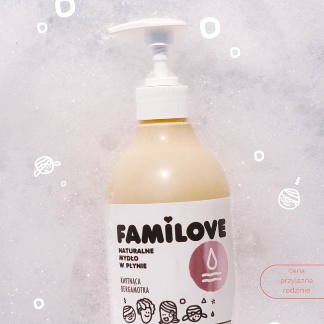 Yope Familove naturalne mydło w płynie Kwitnąca Bergamotka 750ml