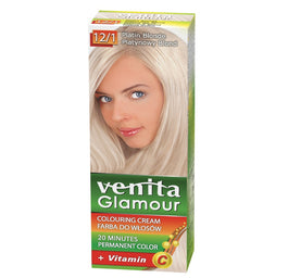 Venita Glamour farba do włosów 12/1 Platynowy Blond