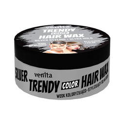 Venita Trendy Color Hair Wax koloryzujący wosk do stylizacji włosów Silver 75g