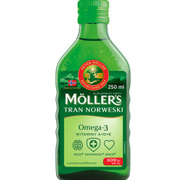 Möller's Tran Norweski suplement diety Jabłkowy 250ml