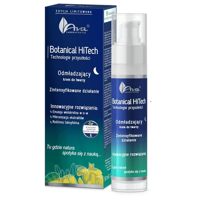 Ava Laboratorium Botanical HiTech odmładzający krem do twarzy na noc 50ml