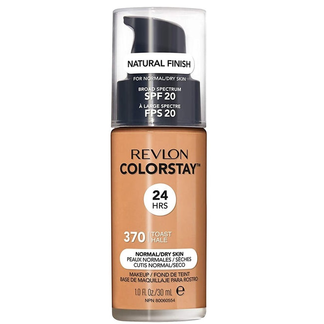 Revlon ColorStay™ Makeup for Normal/Dry Skin SPF20 podkład do cery normalnej i suchej 370 Toast 30ml