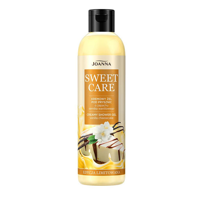 Joanna Sweet Care kremowy żel pod prysznic o zapachu sernika waniliowego 240ml