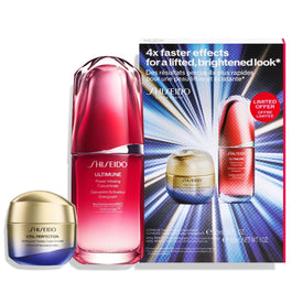 Shiseido Zestaw Power Uplifting and Firming Set Vital Perfection Uplifting & Firming Cream Enriched 30ml + Ultimate Power Infusing Concentrate 50ml