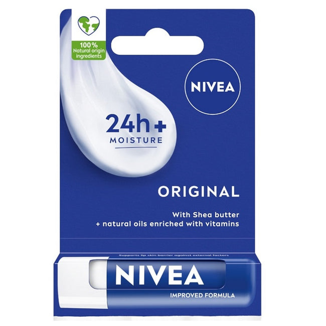 Nivea Pielęgnująca pomadka do ust Original 4.8g