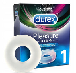 Durex Durex pierścień erekcyjny Pleasure Ring rozciągliwy przedłuża erekcję