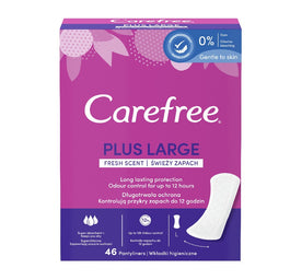 Carefree Plus Large wkładki higieniczne świeży zapach 46szt