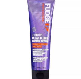 Fudge Every Day Clean Blonde Damage Rewind Shampoo regenerujący i lekko tonujący szampon do włosów blond 250ml