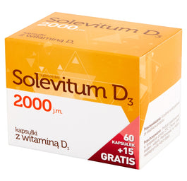 Solevitum D3 2000 j.m. suplement diety 75 kapsułek