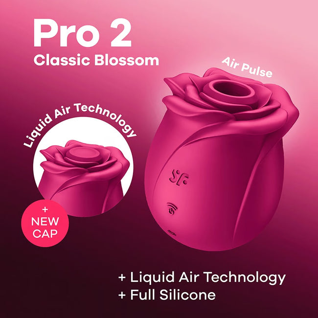 Satisfyer Pro 2 Classic Blossom stymulator łechtaczki Wine