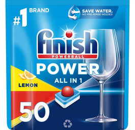 Finish Power All in 1 tabletki do zmywarki Lemon 50szt