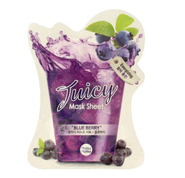 HOLIKA HOLIKA Blueberry Juicy Mask Sheet energetyzująca maseczka z ekstraktem z borówki