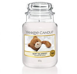 Yankee Candle Świeca zapachowa duży słój Soft Blanket 623g