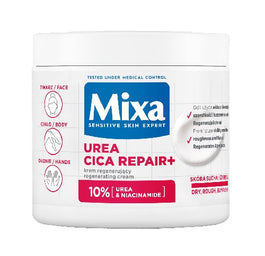 MIXA Urea Cica Repair+ regenerujący krem do twarzy dłoni i ciała 400ml