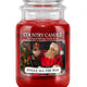 Country Candle Duża świeca zapachowa z dwoma knotami Jingle All The Way 652g