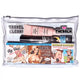 The Balm Clean & Green Travel Kit zestaw baza pod makijaż 11,8ml + róż 3g + bronzer 3g + rozświetlacz 3g + tusz do rzęs 8ml