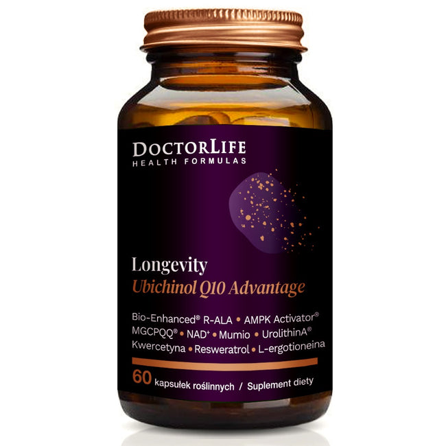 Doctor Life Longevity Ubichinol Q10 Advantage suplement diety 60 kapsułek