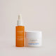 Lumene Nordic-C Valo Magical Glow zestaw Overnight Bright Sleeping Cream 50ml + Glow Boost Essence 30ml