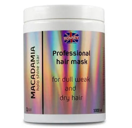 Ronney Macadamia Holo Shine Star Professional Hair Mask maska do włosów suchych 1000ml