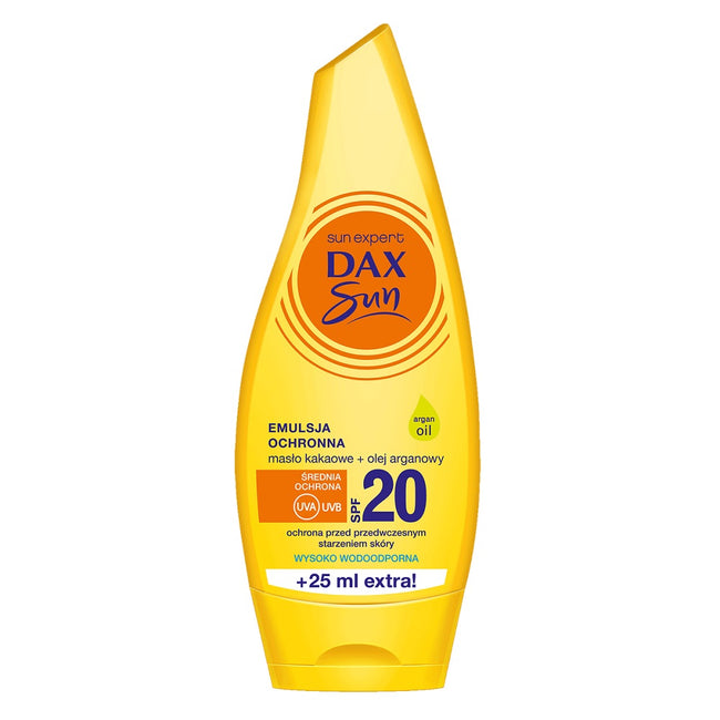 Dax Sun Emulsja ochronna z masłem kakaowym i olejem arganowym SPF20 175ml