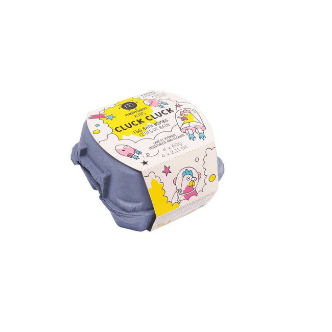 Nailmatic Kids Cluck Cluck Egg Bath Bomb kule do kąpieli w kształcie jajek 4szt.