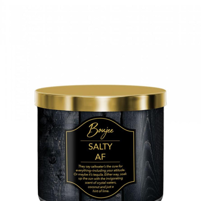 Kringle Candle Boujee świeca zapachowa z trzema knotami Salty AF 411g