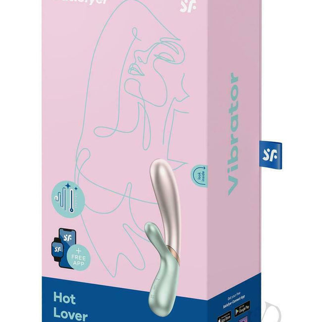 Satisfyer Hot Lover wibrator typu króliczek Zielono-Różowy