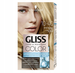 Gliss Color Care & Moisture farba do włosów 10-40 Jasny Beżowy Blond